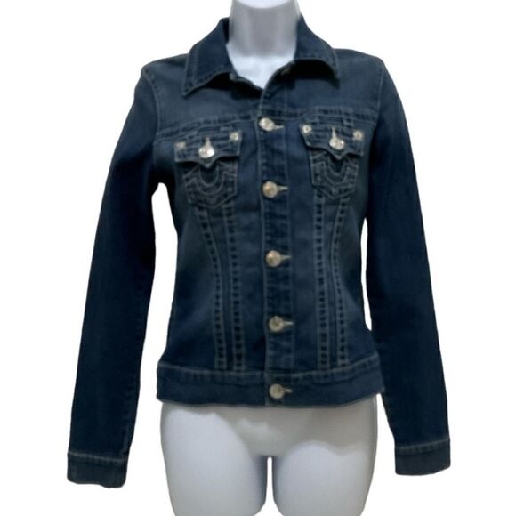 True Religion Denim Trucker Jacket Size S - Picture 1 of 4